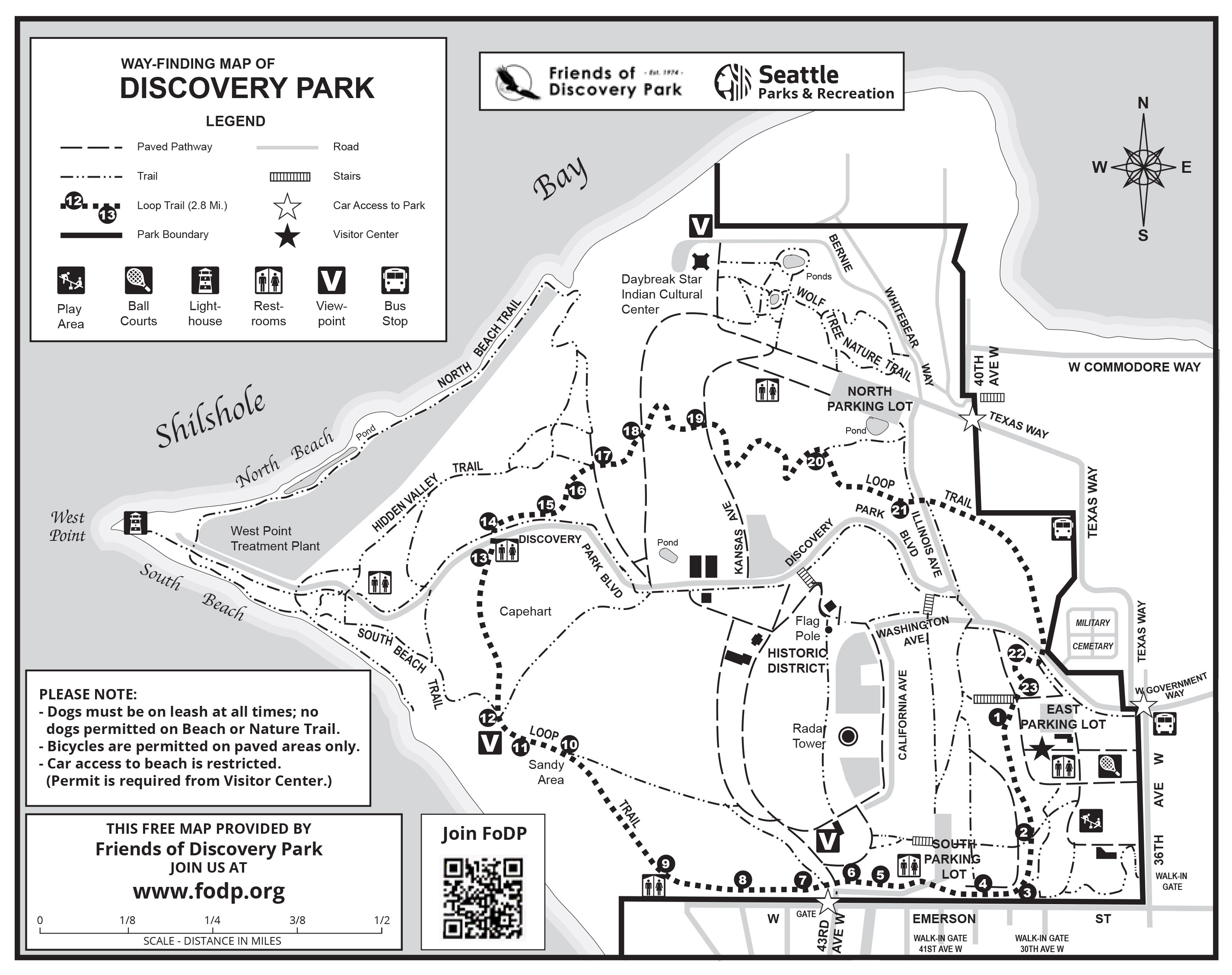 Discovery Park map